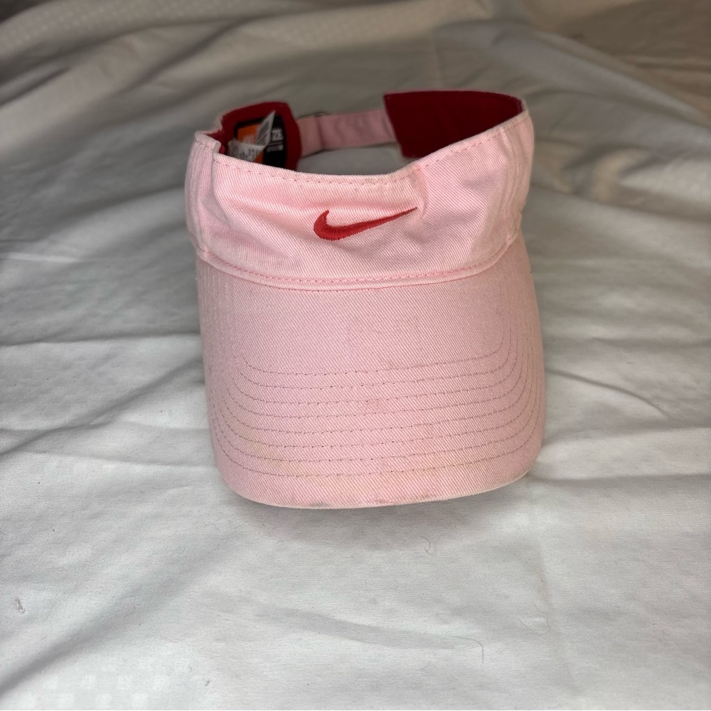 Nike Red and Pink Visor